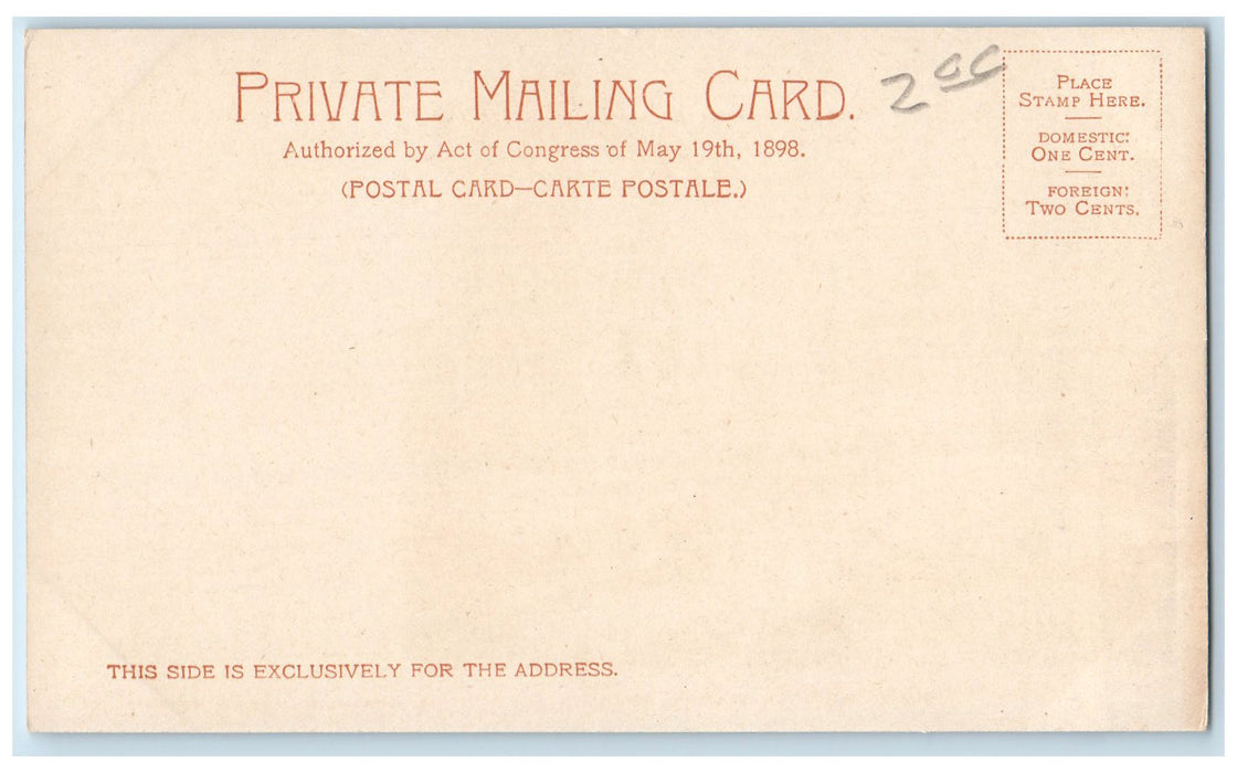 c1905 North Terminal Station View Train Depot Horse Carriage Boston MA Postcard