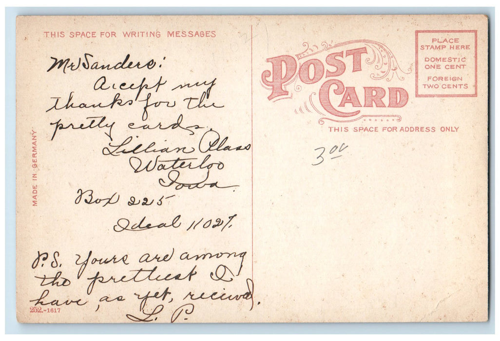 c1950's Chautauqua Park Railroad Building Wire Gated Waterloo Iowa IA Postcard