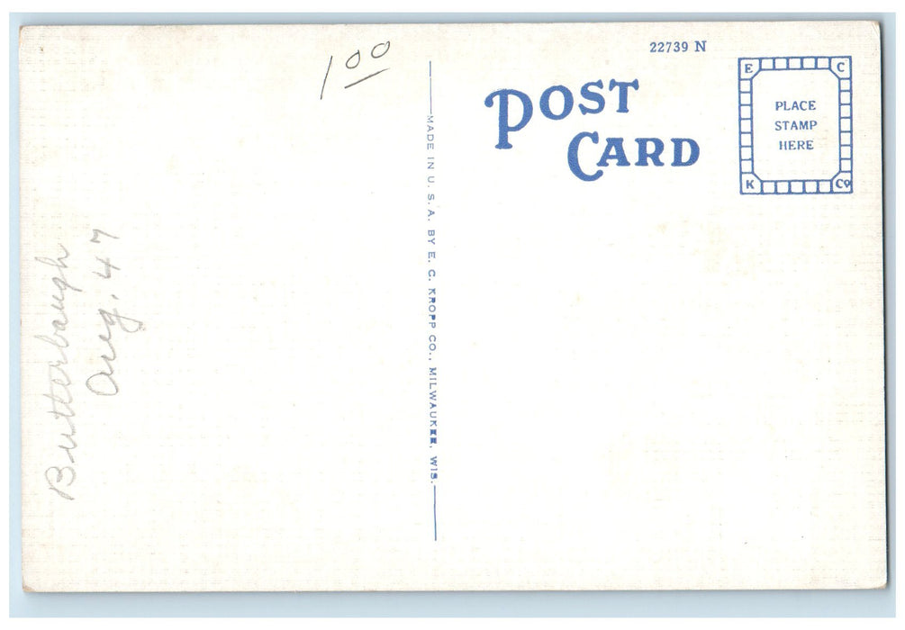 c1950 Second Street Classic Car Railway Establishment Muscatine Iowa IA Postcard