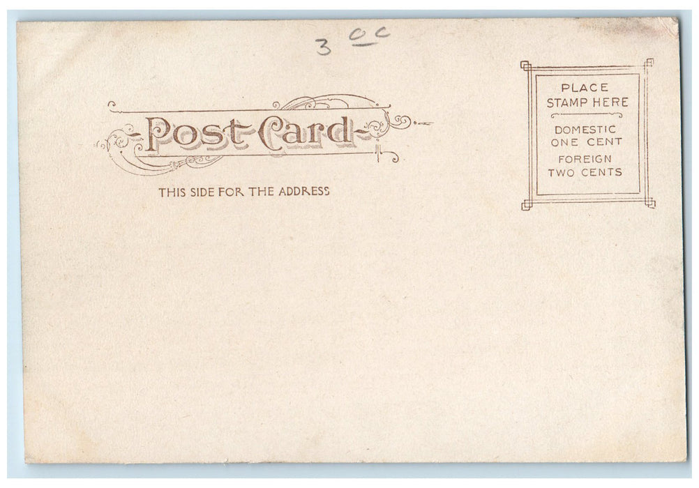 c1905 New Station NY & NH Railroad Aerial View Fountain Providence RI Postcard