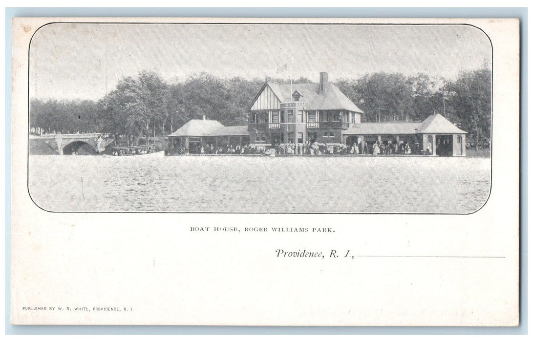 c1905's Boat House Roger Williams Park RI Unposted Private Mailing Postcard
