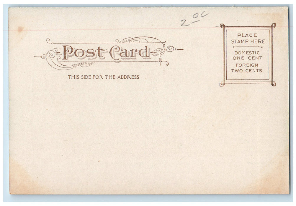 c1905 State Normal School Campus Building Front View Providence RI Postcard