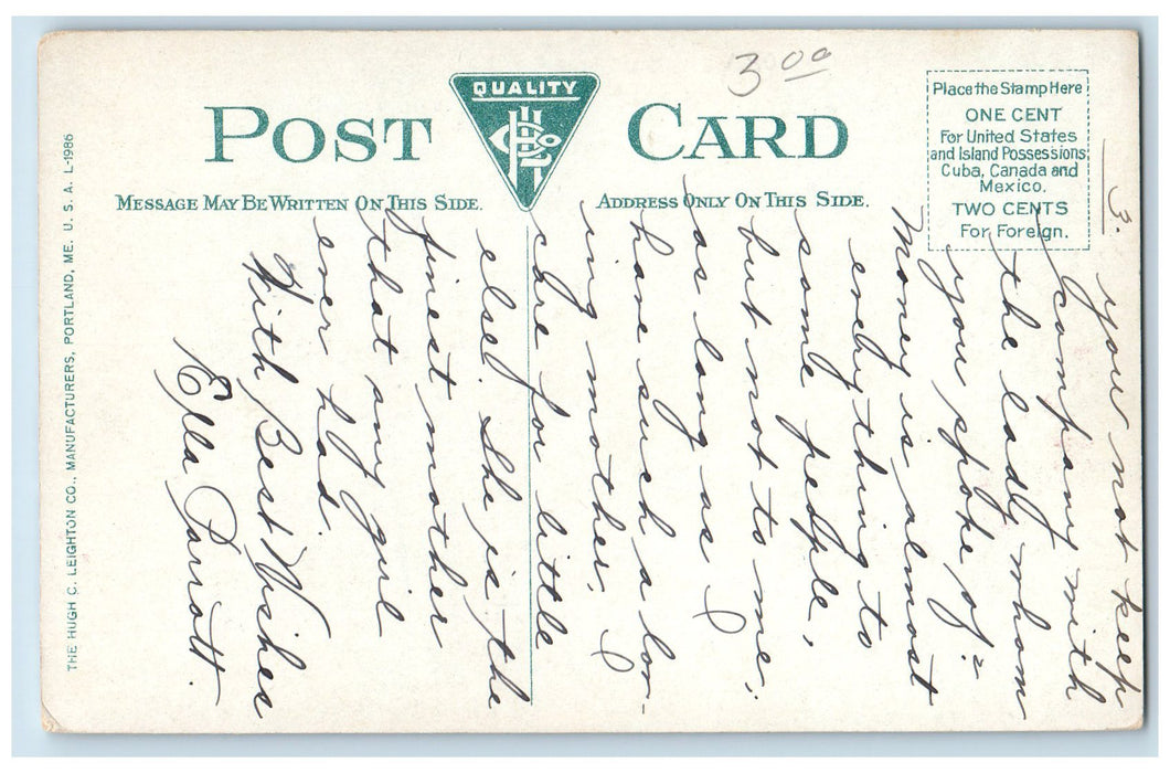c1950 YMCA Building Entrance Stairs Roadside Newport Rhode Island RI Postcard