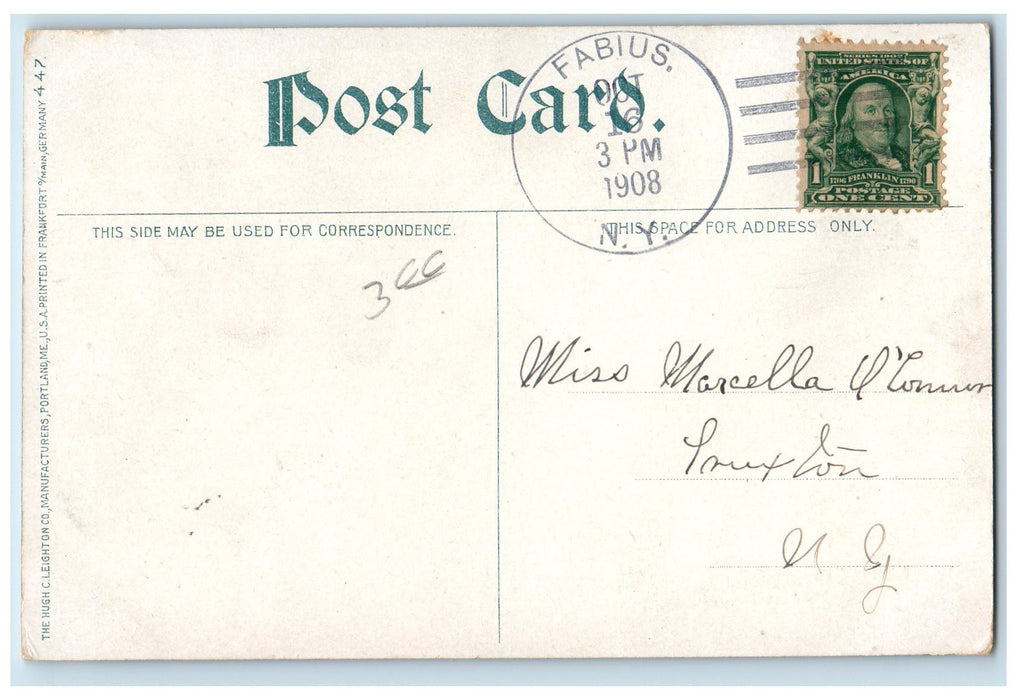 1908 Fort Constitution From Harbor River Tower Building Portsmouth NH Postcard