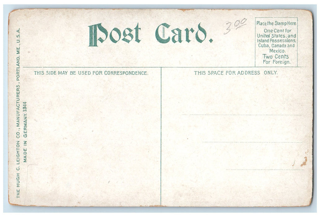 c1950's Sunapee Harbor Passenger Boat Smokestacks Lake New Hampshire NH Postcard