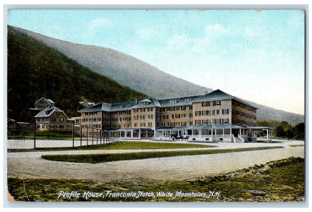 1909 Profile House Franconia Notch White Mountains New Hampshire NH Postcard