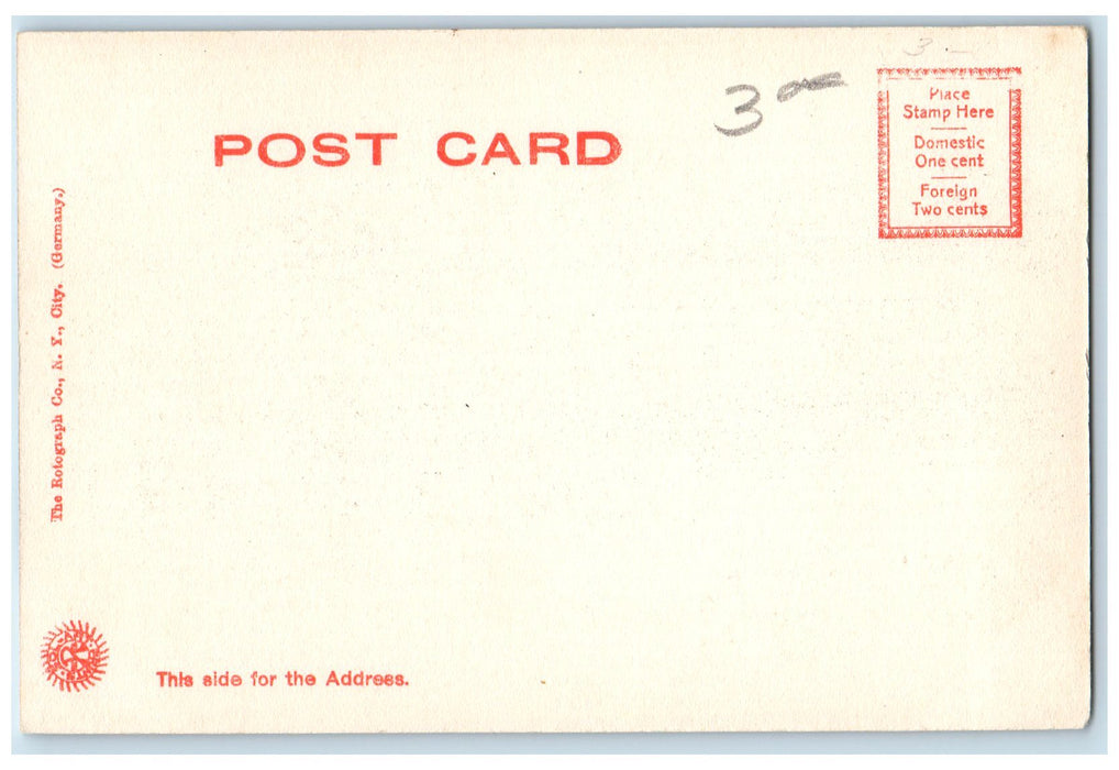 c1905's Brigg's Building Exterior Attleboro Massachusetts MA Posted Postcard