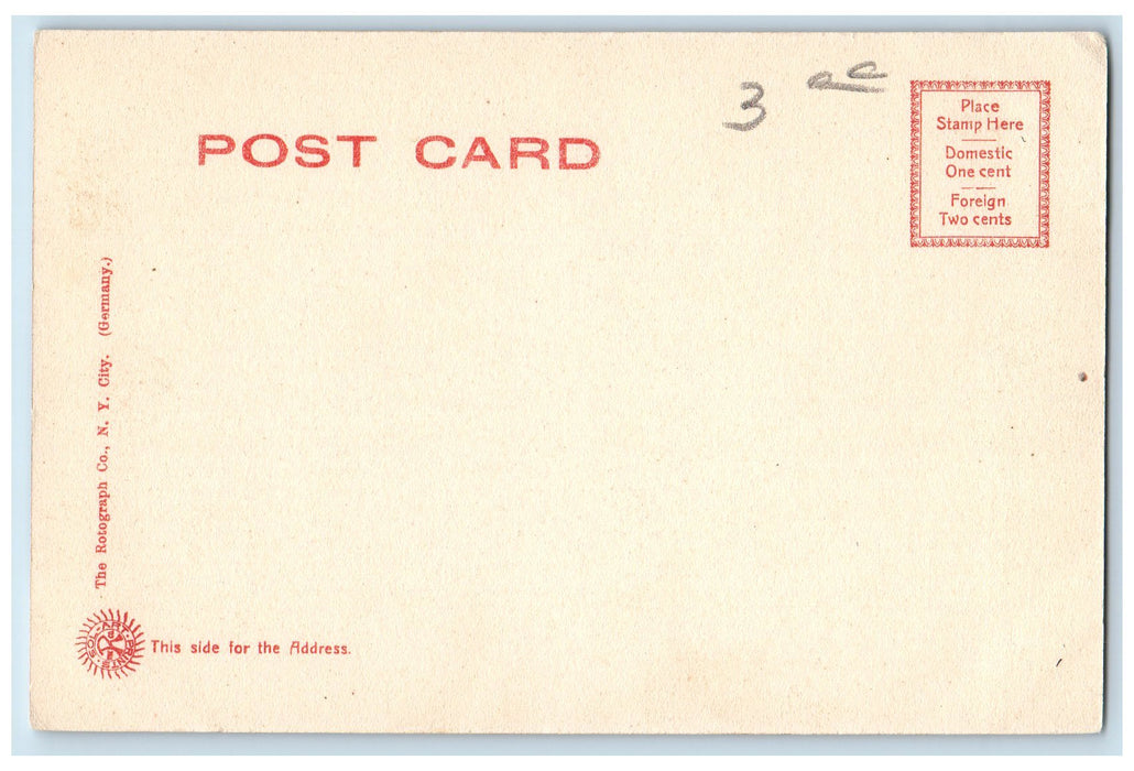 c1905's Fishing Vessels At "T" Wharf Boston Massachusetts MA Unposted Postcard