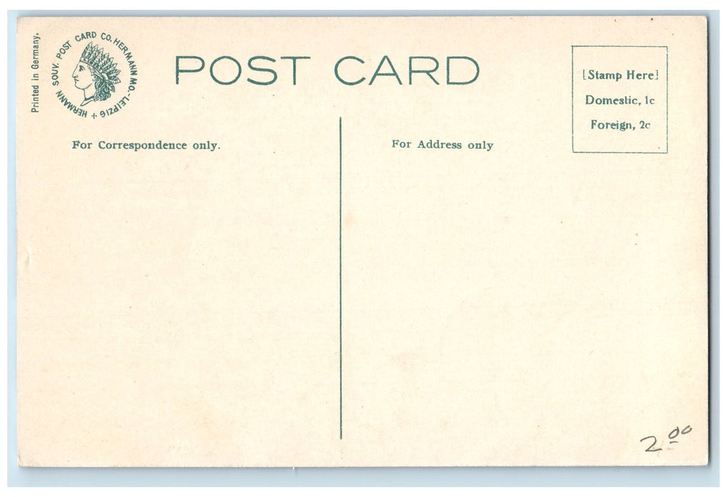 c1910's Western Normal College Aerial View Shenandoah Iowa IA Unposted Postcard