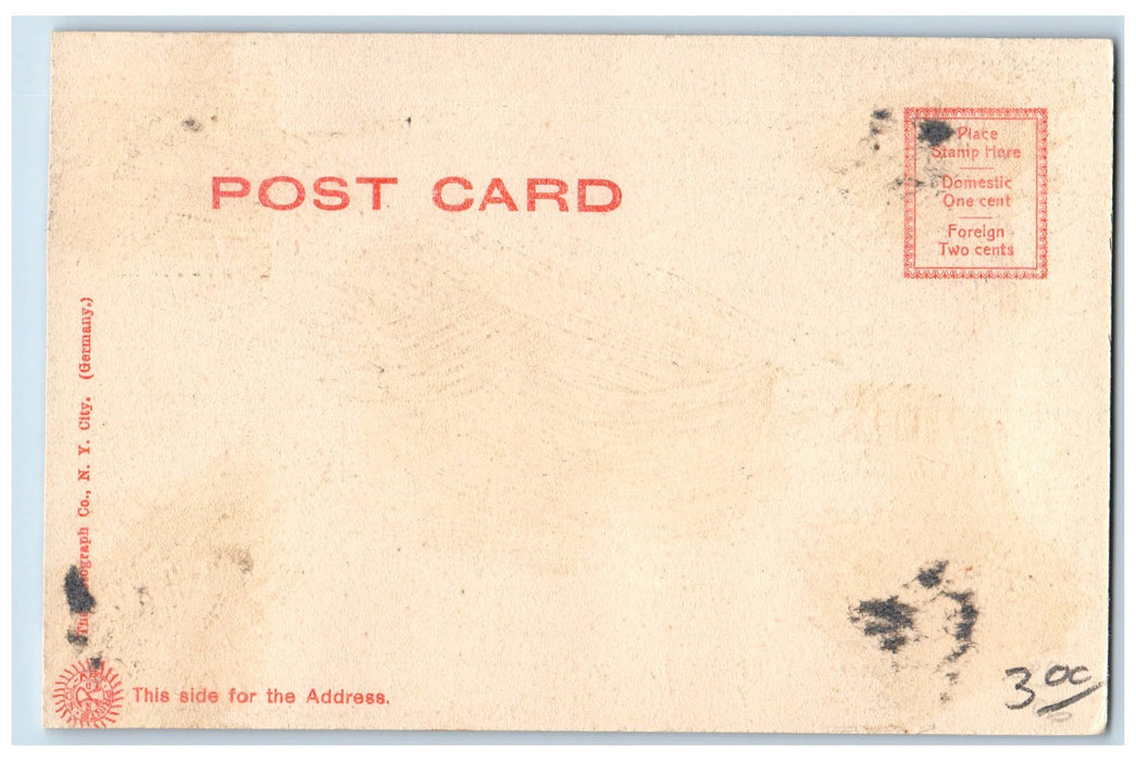 c1905's Park House Lake Kenosha Restaurant Building Facade Danbury CT Postcard