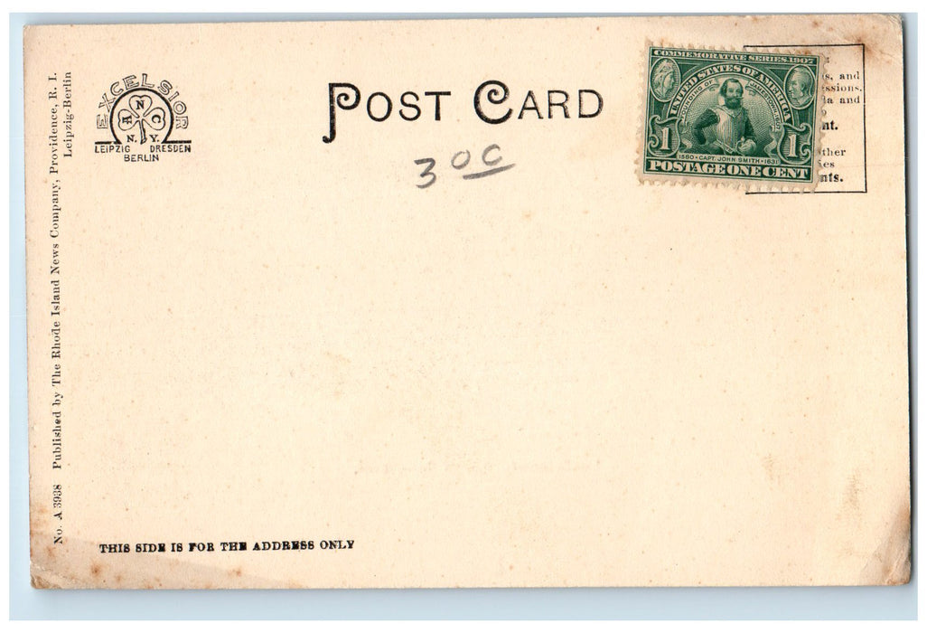 c1905 The Griswold Hotel Facade Restaurant Landscape Eastern Point CT Postcard