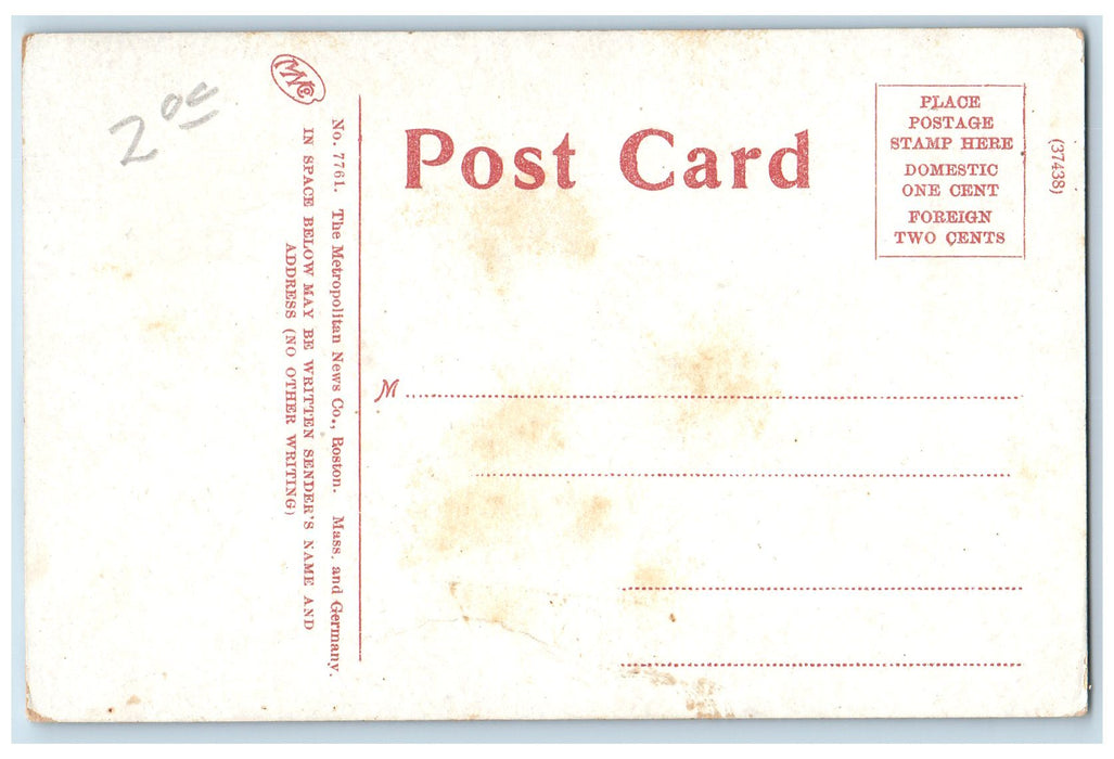 c1910 High School Campus Building Horse Carriage Students Harford CT Postcard
