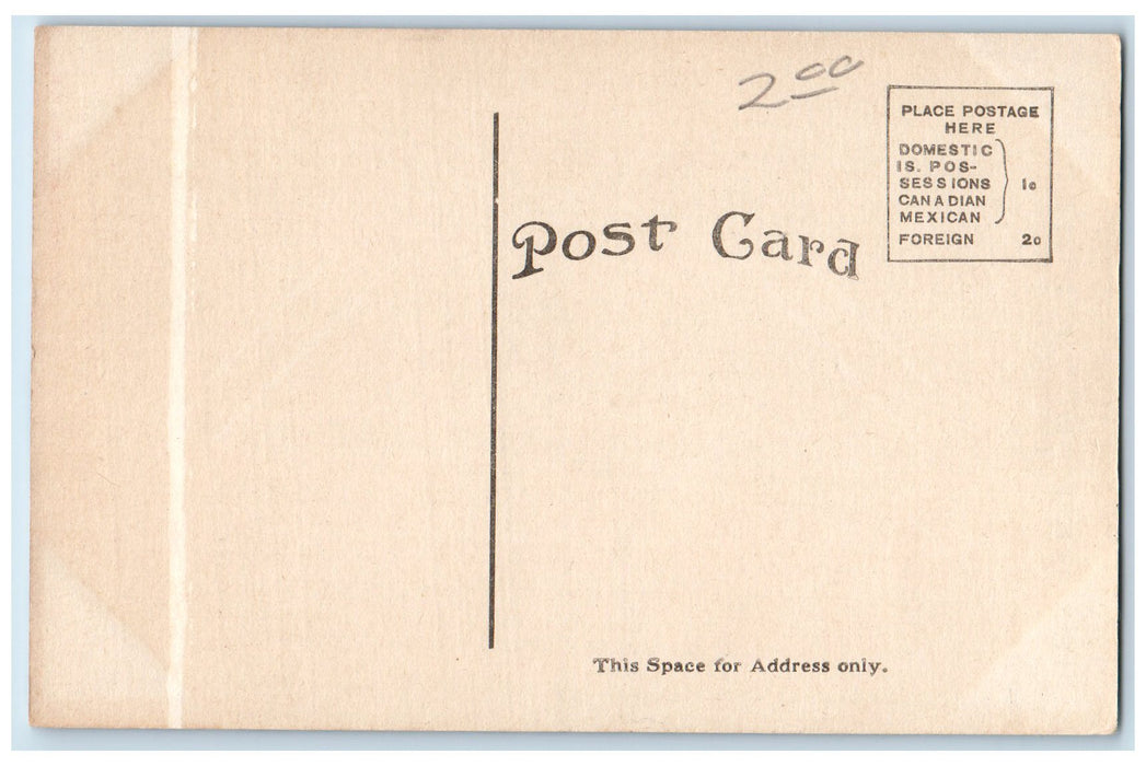 c1910 Boston House Buildings Business Exchange Place Salt Lake City UT Postcard