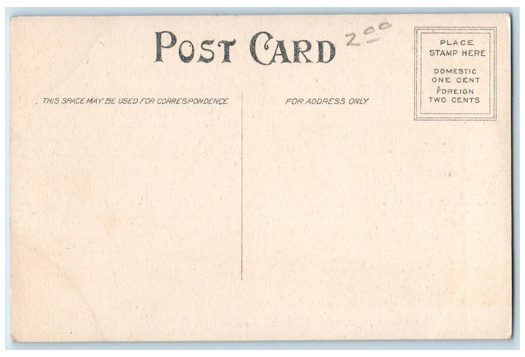c1920's Second Congregational Church Exterior View Rockford Illinois IL Postcard