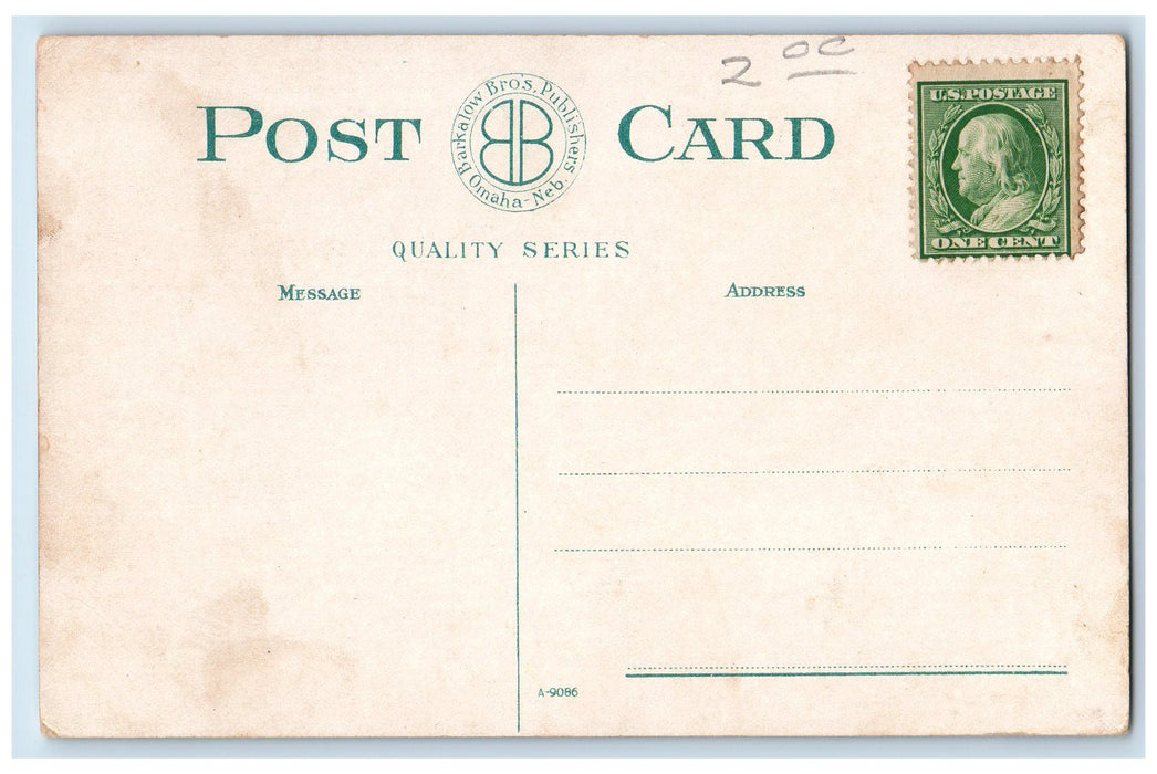 c1940 San Francisco Overland Limited Train Steamboat Rock Echo Canon UT Postcard