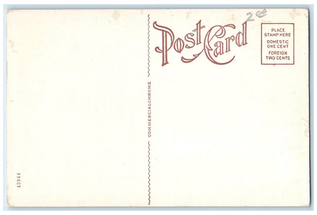 c1920's St. Mary's Hospital Roadside Car Quincy Illinois IL Unposted Postcard