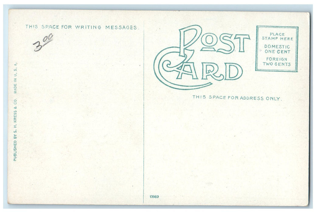 c1950 Smelter Pond Smokestacks Rustic Bridge Building El Paso Texas TX Postcard
