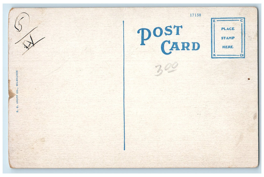 c1950's City Hall & Fire Department Building Little Rock Arkansas AR Postcard