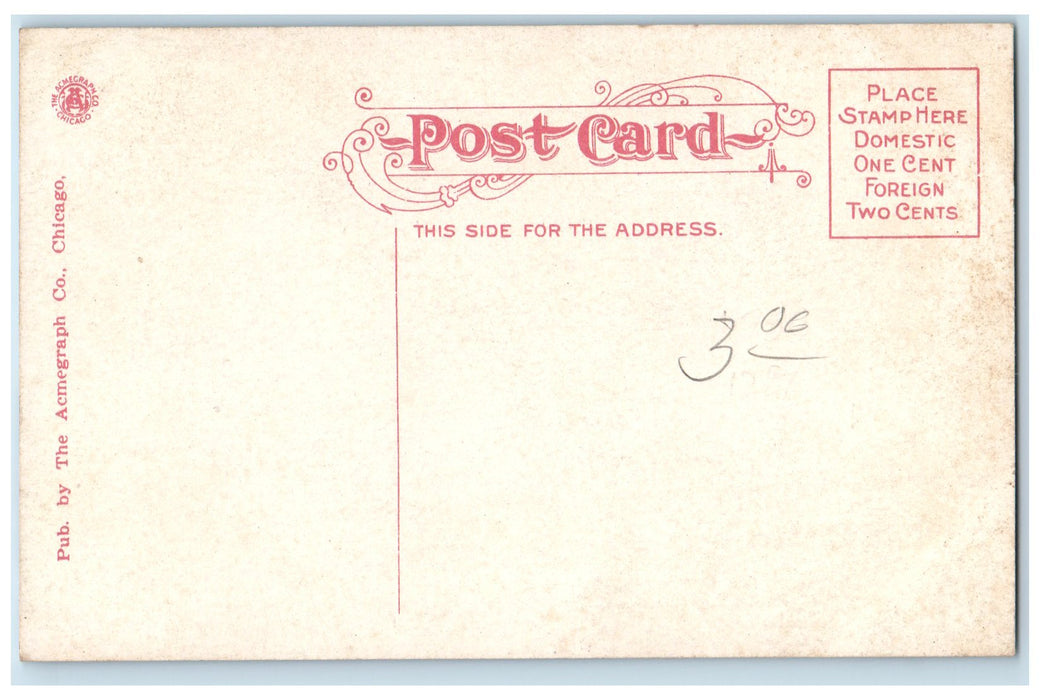 c1910s Majestic Theatre Exterior Scene Springfield Illinois IL Carriage Postcard