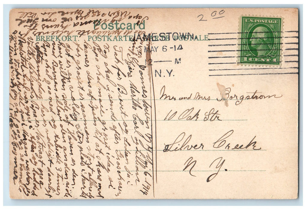 1914 Augustana College And Theological Seminary Rock Island Illinois IL Postcard
