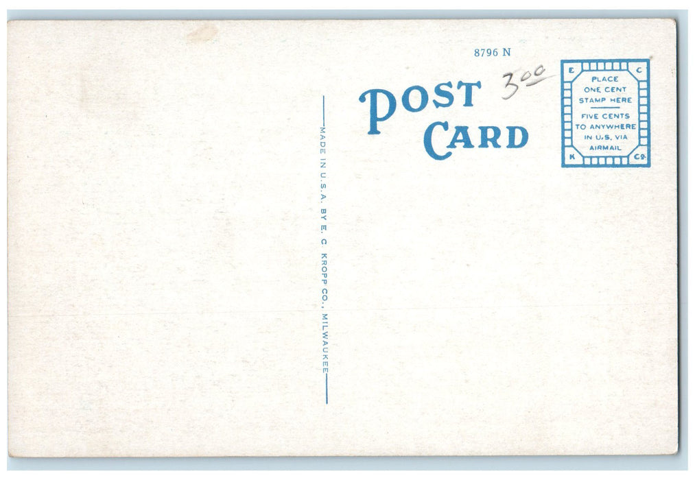 c1920s Faust Hotel And State Street Scene Rockford Illinois IL Unposted Postcard