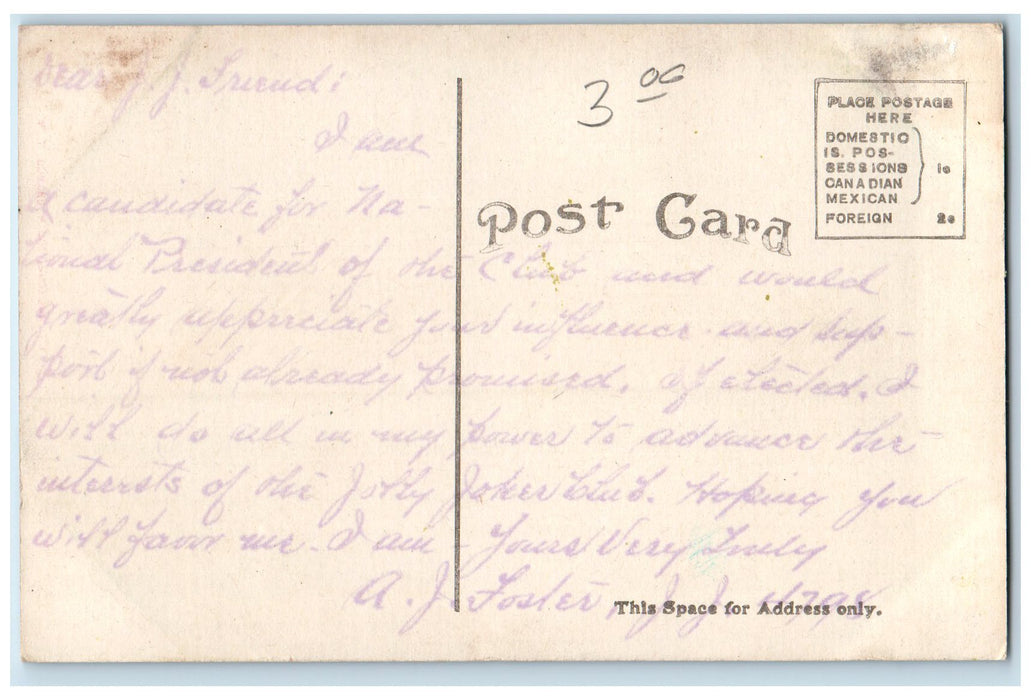 c1920s Salem United Evangelical Church Peotone Illinois IL Unposted Postcard