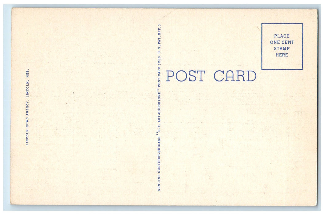 c1950 College Of Agriculture University Of Nebraska Lincoln Nebraska NE Postcard