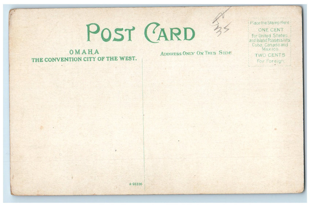 c1950 A Beauty Spot Miller Park Creek Field Visitors Omaha Nebraska NE Postcard
