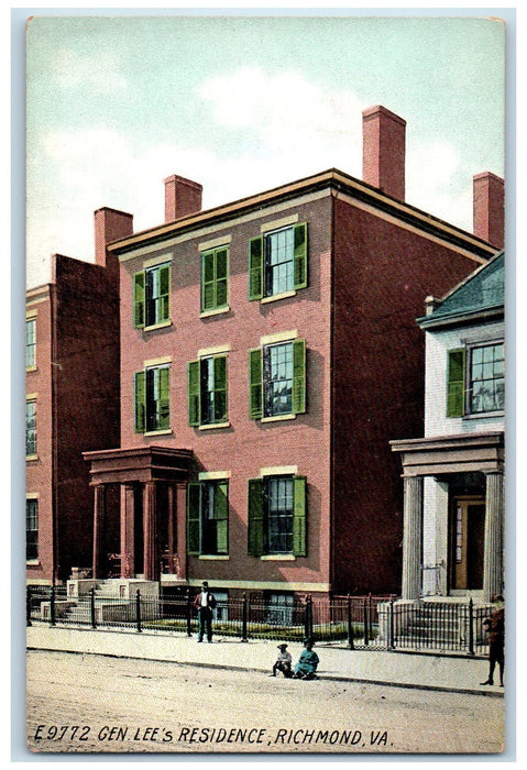 c1920s General Lee's Residence Roadside Richmond New Jersey NJ Unposted Postcard