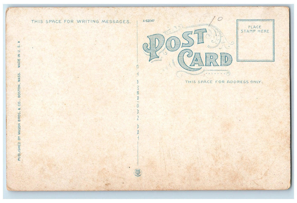 c1920s Fish Pier Wagons Scene Boston Massachusetts MA Unposted Vintage Postcard