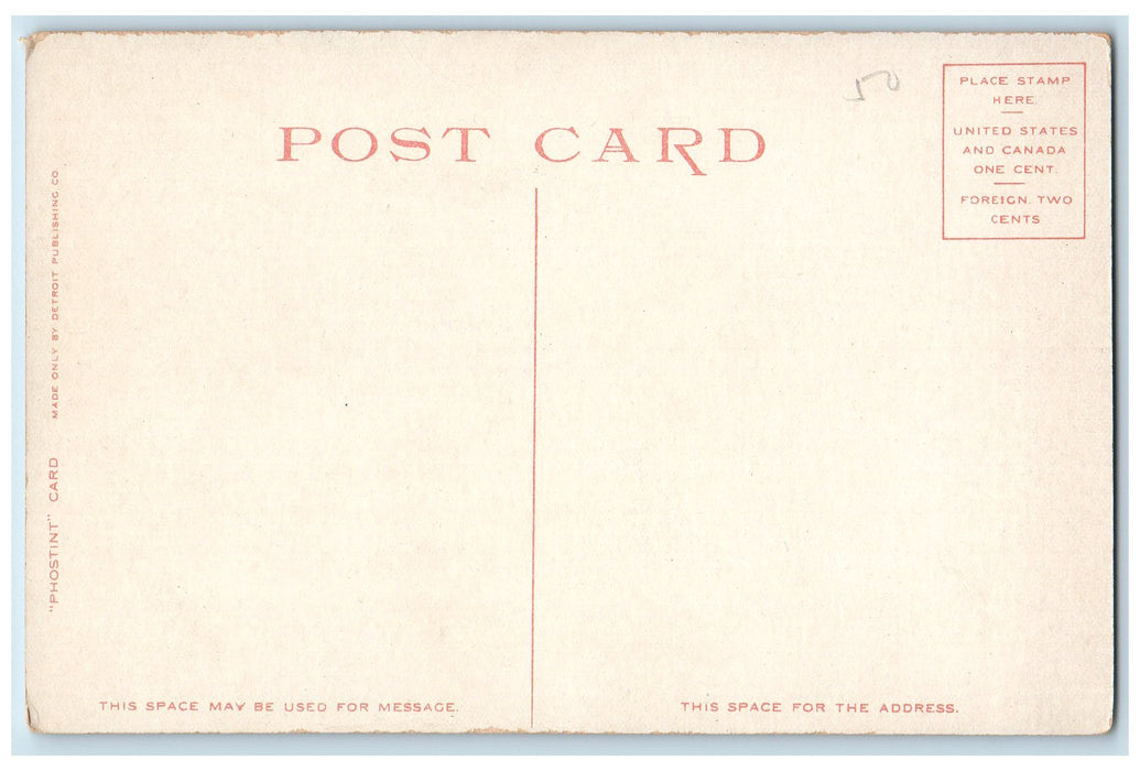 c1920s Oak Street People Scene Chattanooga Texas TX Unposted Vintage Postcard