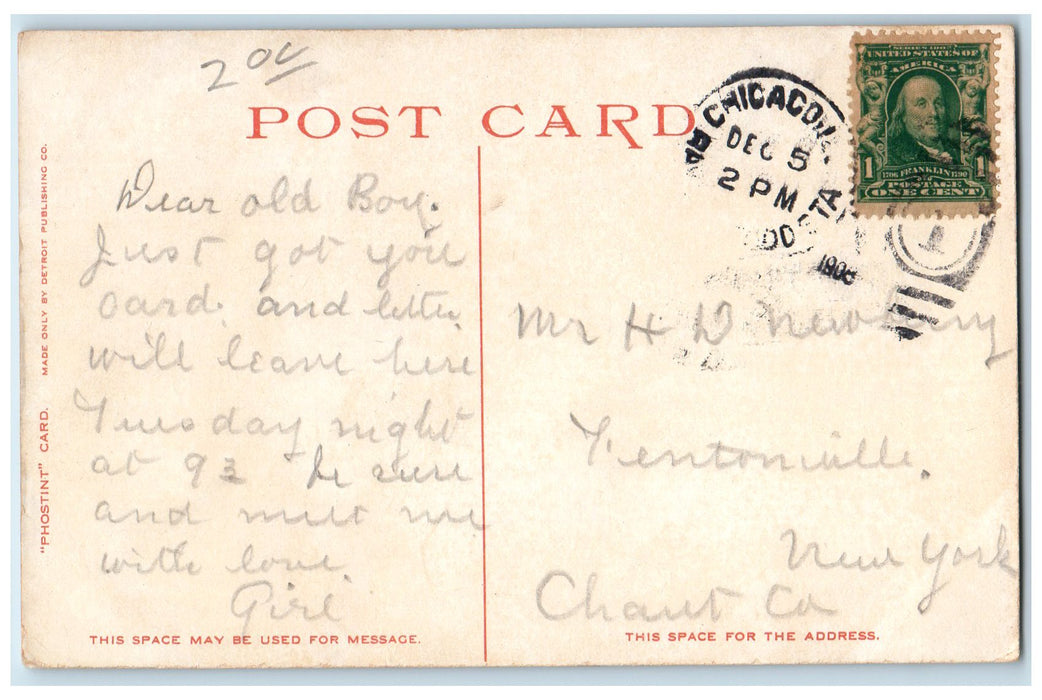 1908 Fort Snelling Truss Bridge Boat Dock Lake River Buildings View MN Postcard