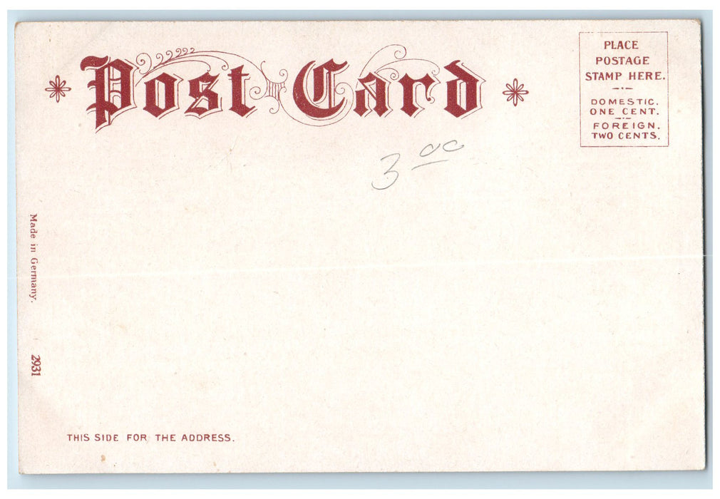 c1905 Main Street Railway Tramway Horse Carriage Orange New Jersey NJ Postcard