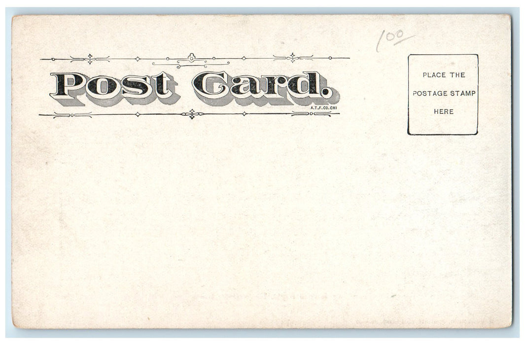 c1905 Suburban Island Park Building Dirt Road Trees Davenport Iowa IA Postcard