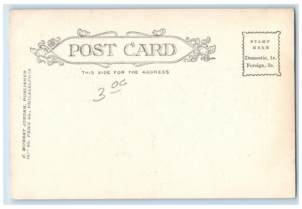 c1905 Wesley Lake Ocean Grove Boardwalk Boating Tourist Asbury Park NJ Postcard
