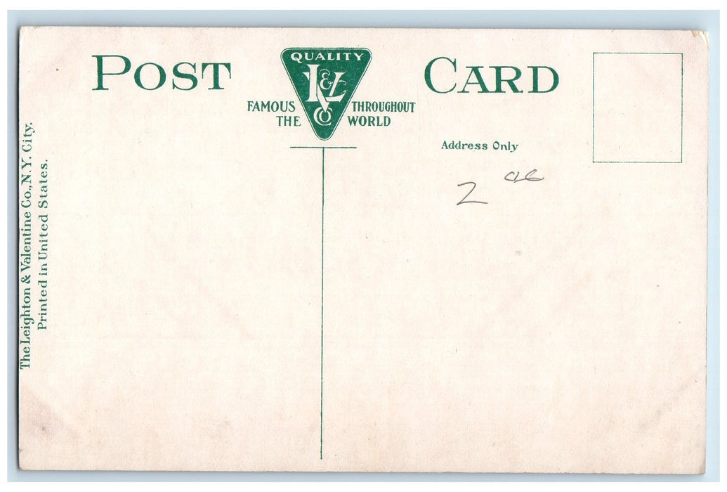 c1950's City Hall Building Entrance Clock Tower Paterson New Jersey NJ Postcard