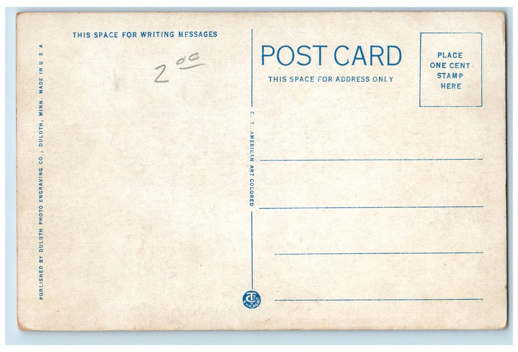 c1950's Loading Ore In Duluth Superior Harbor Ship Yard Minnesota MN Postcard