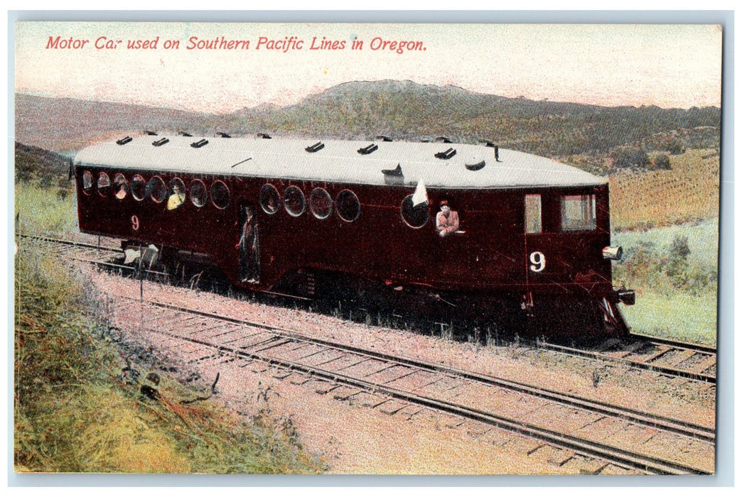 c1940s Motor Car Used On Southern Pacific Lines Thousand Wonders OR Postcard