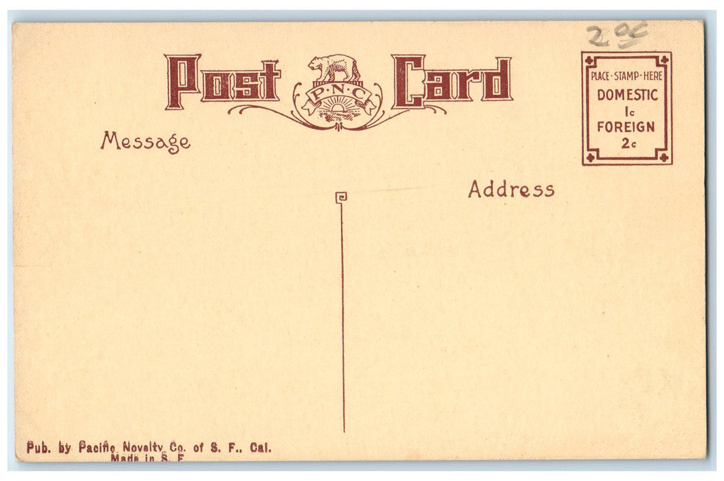 c1940s Ocean Going Log Raft Columbia River Oregon OR Unposted Steamship Postcard