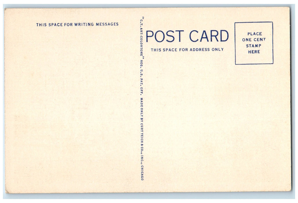 c1940's Public Library Building Classic Cars View St. Paul Minnesota MN Postcard