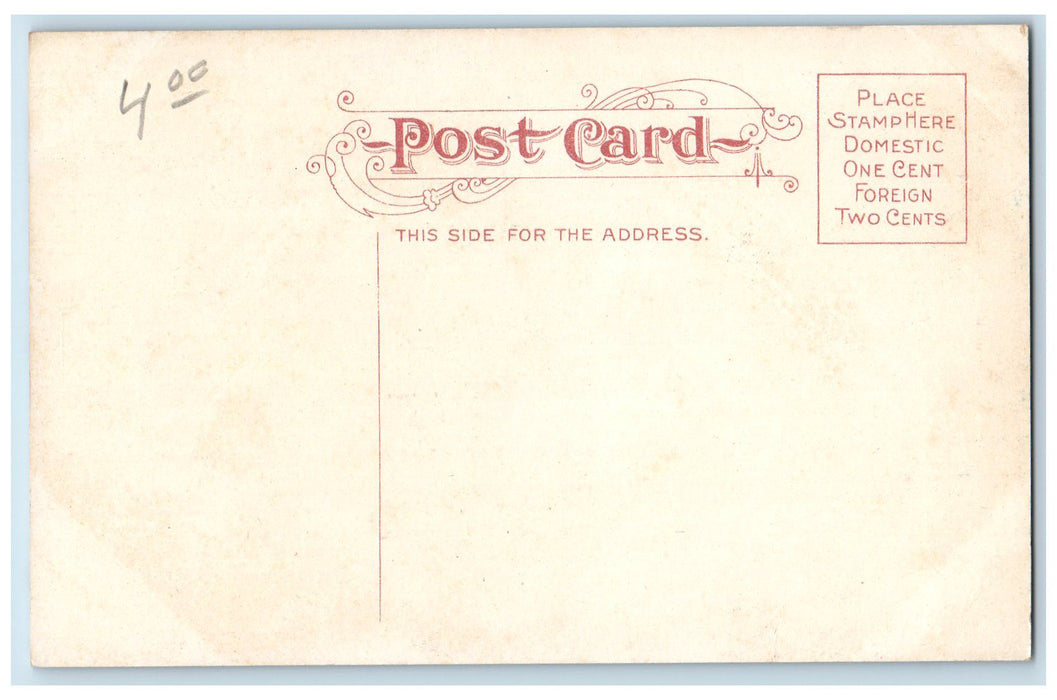 c1950 Eight Street Looking North Railway Stores Manitowoc Wisconsin WI Postcard