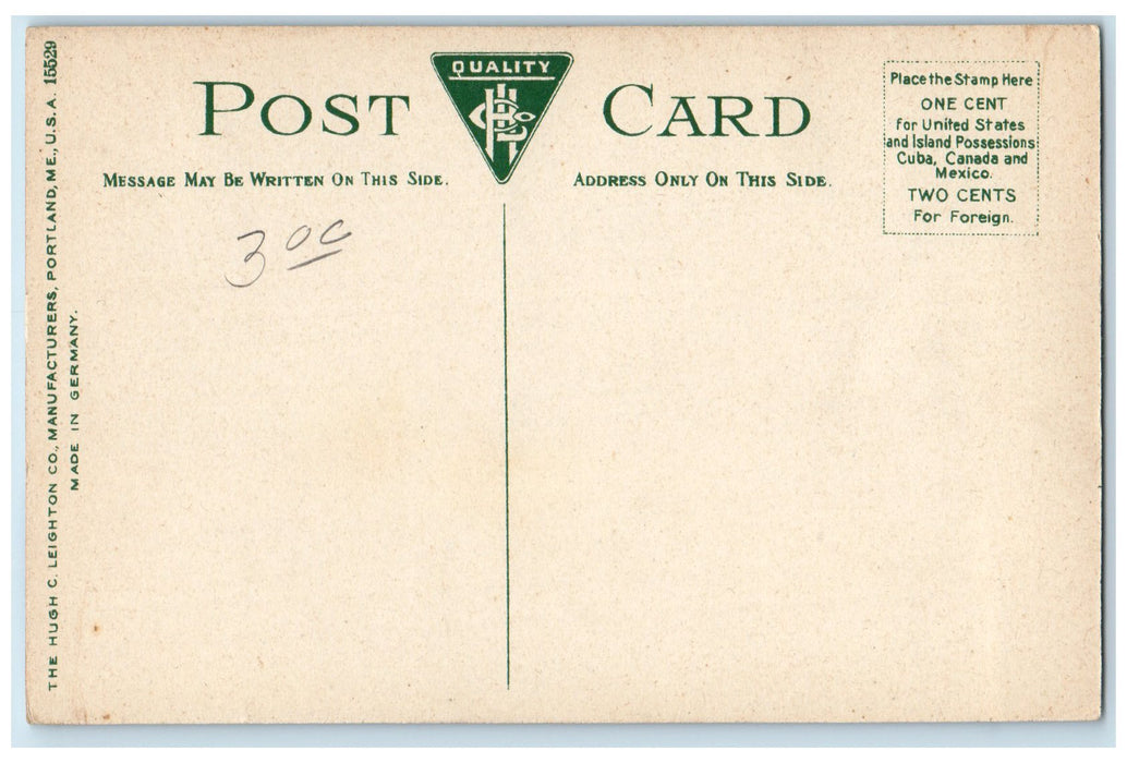c1950 St. Andrew's Episcopal Church Cross Tower Building Road Tampa FL Postcard