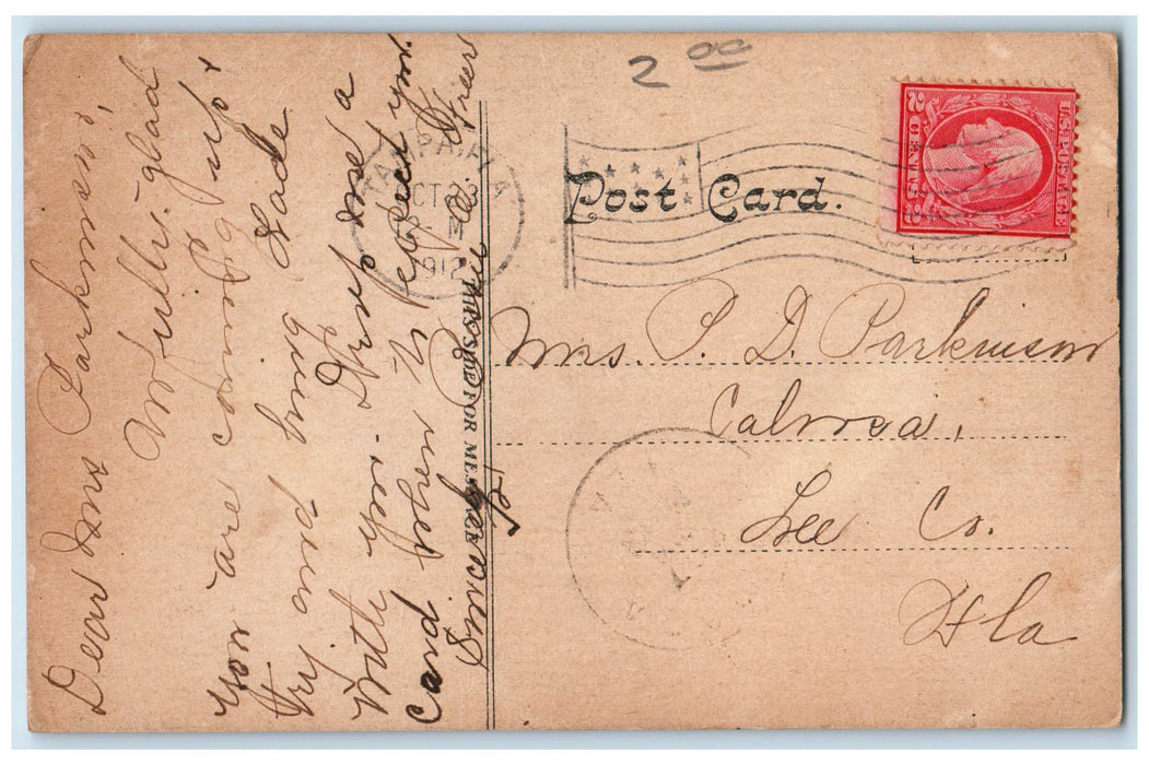 1912 Spanish Club House Centro Espanol De. Building Restaurant Tampa FL Postcard