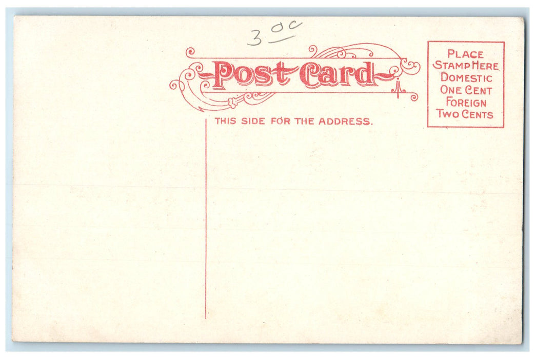 c1950 Boat Docks Passenger Ferry Boats Smokestacks Oshkosh Wisconsin WI Postcard