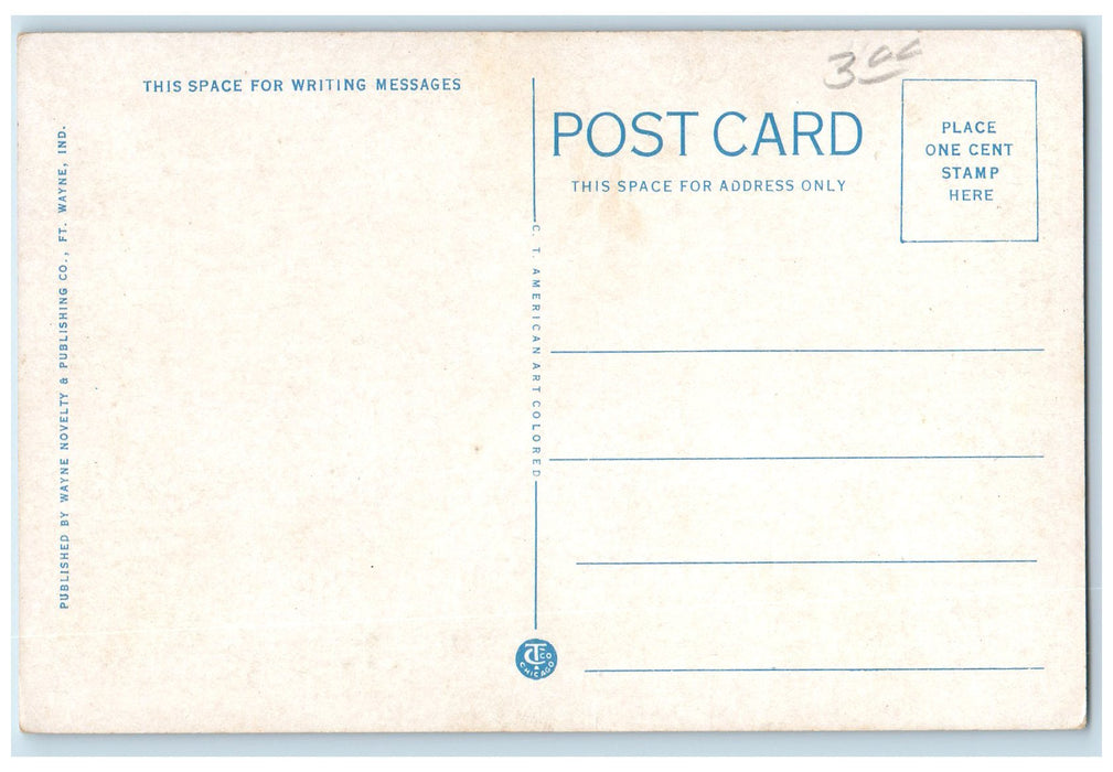 c1920s Bird's Eye View Of General Electric Co. Plant East Fort Wayne IN Postcard