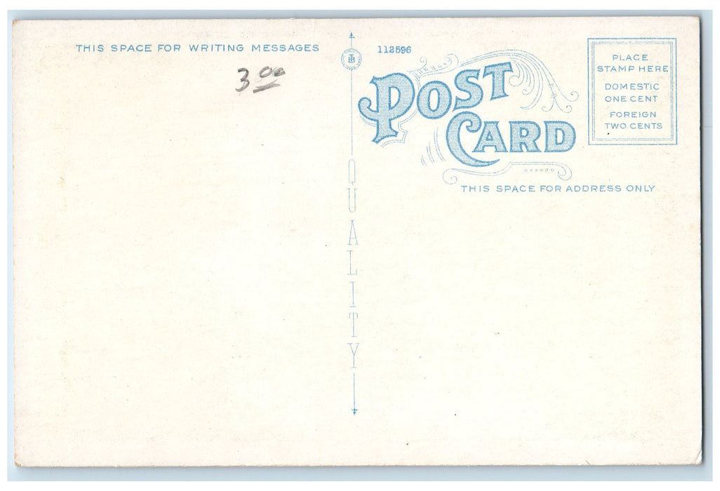 c1950's College Row From Judd Hall Wesleyan University Middletown CT Postcard