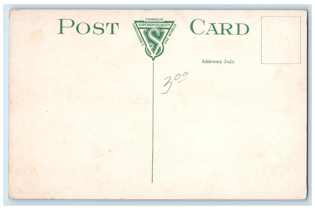 c1950's St. Paul's Universalist Church Building Tower View Meriden CT Postcard