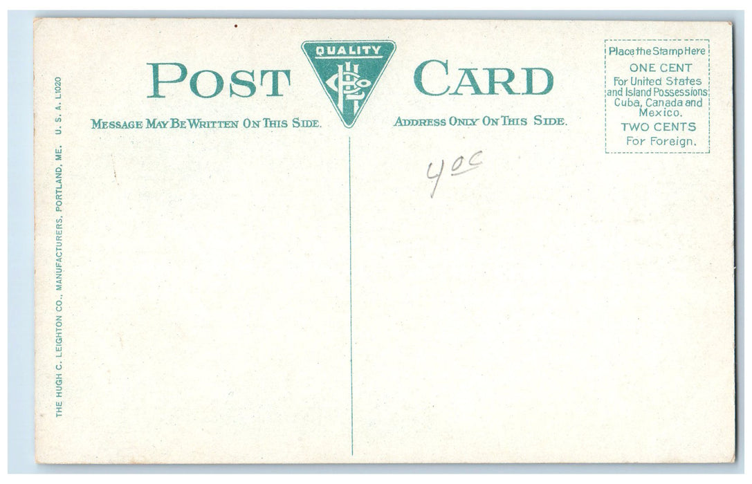 c1950 Hotels Middletown & Ideal Building Restaurant View Middletown CT Postcard