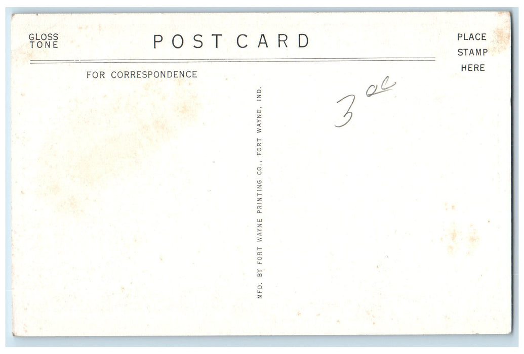 c1960s Miller English Tea Room Interior Scene Fort Wayne IN Unposted Postcard