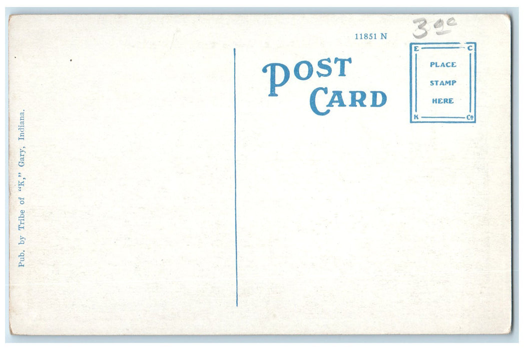 c1920's Unloading Ore From Boats At Illinois Steel Co. Docks Gary IN Postcard